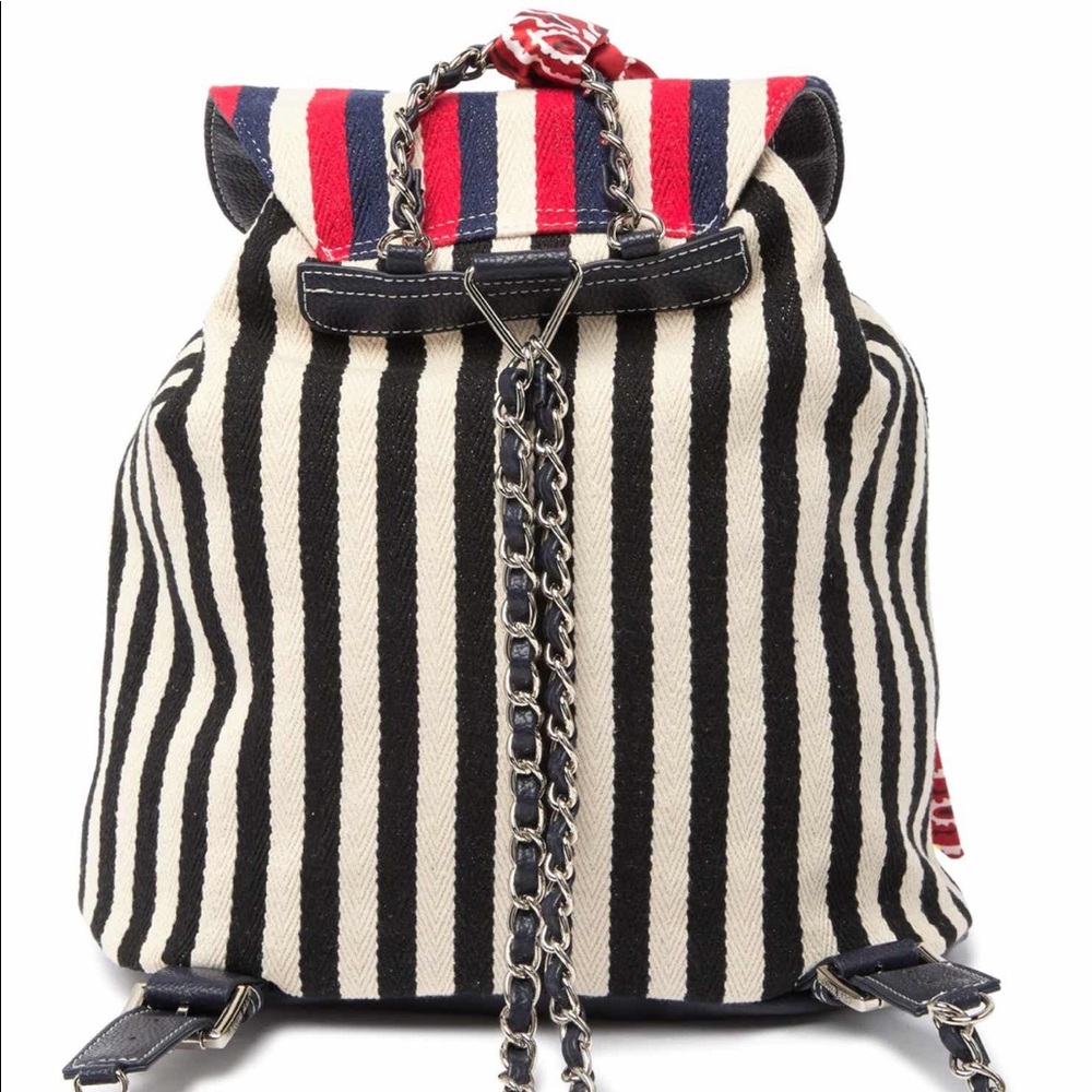 Steve Madden Stripe Drawstring Backpack - image 5